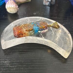 Resin Crystal Chakra Pendent